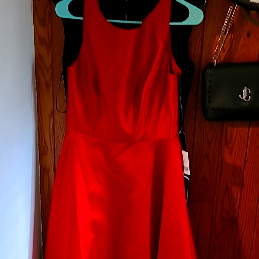 ALFRED SUNG Red dress